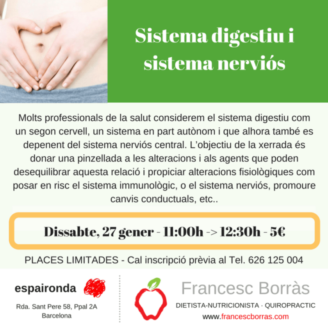 Sistema digestiu i sistema nerviós